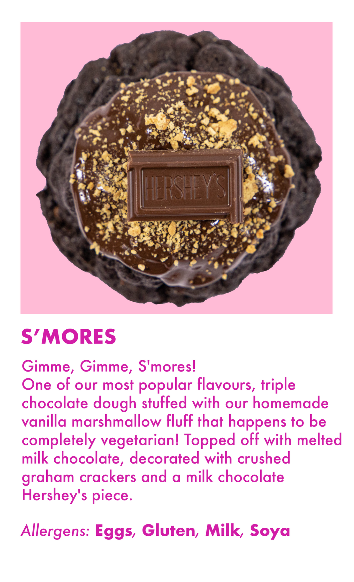 Menu Dollies Cookies LTD