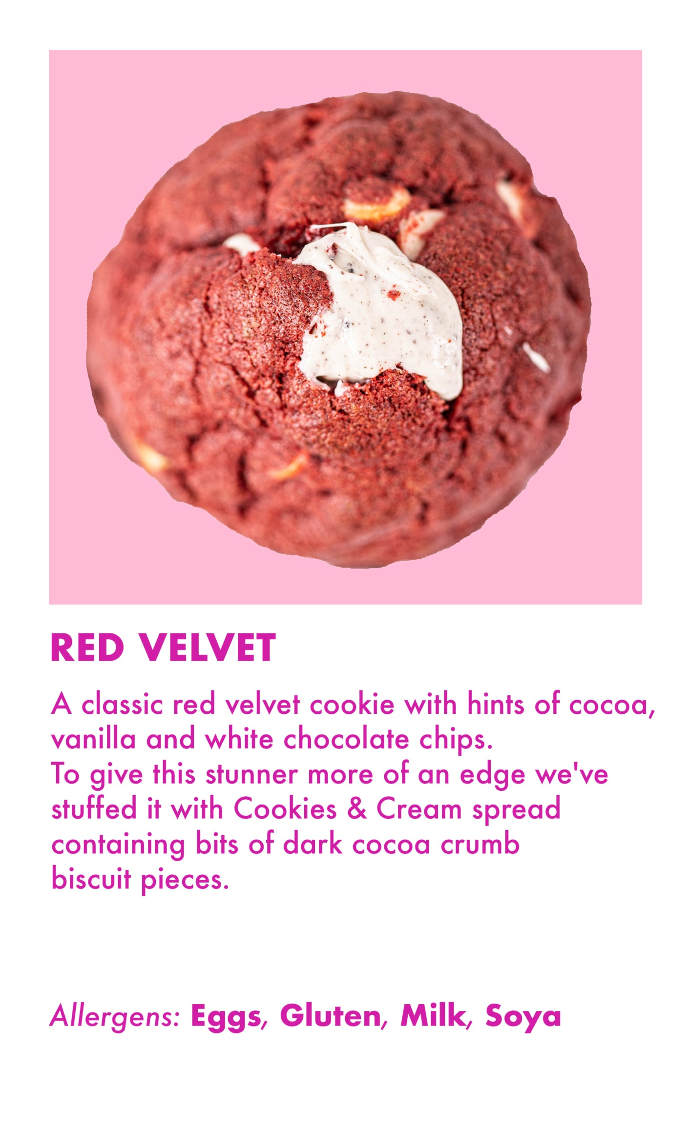 Menu Dollies Cookies LTD